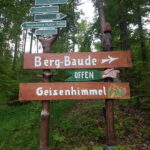 Wegweiser am Norma