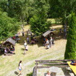 Blick zum Spielplatz